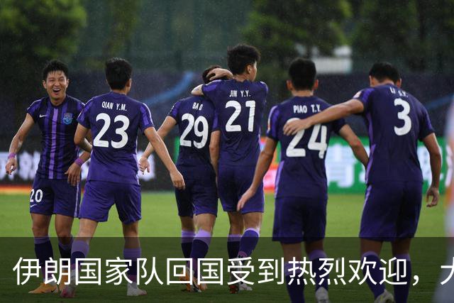 伊朗国家队回国受到热烈欢迎，大批球迷接机